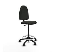 Piqueras y Crespo Taburete Aýna: Ideal para 4-6 Horas de Uso, con Respaldo Regulable y Mecanismo de Contacto Permanente, sillas de Oficina Altas y Taburete para Oficina