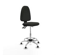 Piqueras y Crespo Taburete Aýna Taburete: Ideal para 4-6 Horas de Uso, con Respaldo Regulable y Mecanismo Asincro, Taburete para Oficina y Trabajo en Taller