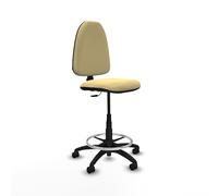 Piqueras y Crespo Taburete Aýna Taburete Ideal para Banco de Trabajo, Oficina y Taller con Respaldo Regulable, Contacto Permanente y Capacidad de 100 Kg