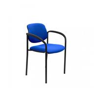 Piqueras y Crespo Villalgordo Silla Fija Bali Azul Marino Chasis con Brazos Negro