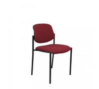 PIQUERAS Y CRESPO NOWY STYL Silla fija Styl bali granate chasis negro