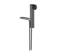Piqueta sombrilla soporte parasol estaca de playa ligero 16,5 cm 230 g gris