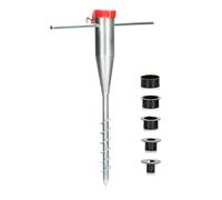 Soporte De Sombrilla De Metal Redcliffs Con Base Para Jardín