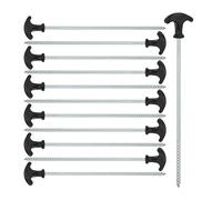 Piquetas de camping Clavijas carpa Estacas tienda campaña 12 piquetas forma de T