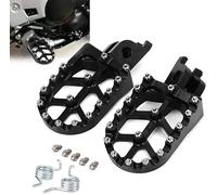 Piquetas de pie para moto de cross, Billet MX Dirt Bike Piquetas de motocicleta para CR125/250 CRF150R CRF250R CRF250X CRF450R CRF450RX CRF450X CRF250L/M-Negro