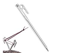 Piquetas Metálicas para Tiendas de Camping Estacas de Gancho Resistentes al | Accesorios de Piquetes Fáciles de Usar Piquetas Fáciles de Usar para Tiendas de Acampada, Lonas, Toldos y Red