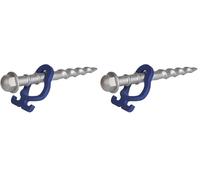 Piquetas Peggy Peg Hardcore Peggy 4er- Set Gris (Paquete de 2)