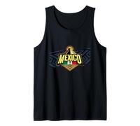 Pirámide Azteca con patrón geométrico Maya Orgullo Mexicano Camiseta sin Mangas