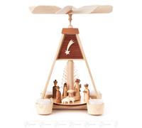 Pirámide Con de Cristo Nacimiento, para Luz de Té Bxhxt 20 cmx32 cmx25, 5 CM