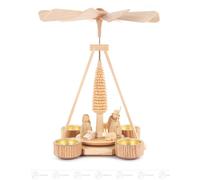 Pirámide Con de Cristo Nacimiento, para Luz de Té Bxhxt 33 Cmx45 Cmx33 CM Nuevo