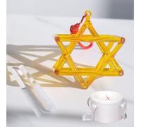 Pirámide de canto de cristal de cuarzo transparente de color amarillo ópticamente chakra, Merkaba/Mokaba para meditación curativa, instrumento musical de curación de yoga (8 pulgadas + bolsa)