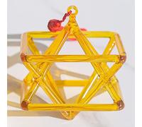 Pirámide De Canto De Cristal, Instrumento Musical De Curación De Chakras Perfecto, For Curación, Meditación, Equilibrio Corporal, Ajuste Emocional (Color : Yellow, Size : 7 Inch)