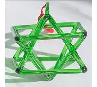 Pirámide De Canto De Cristal, Instrumento Musical De Curación De Chakras Perfecto, For Curación, Meditación, Equilibrio Corporal, Ajuste Emocional (Color : Green, Size : 6 Inch)