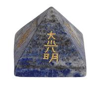 Pirámide de Cristal Curativo, Energía Positiva, Liberación de Negatividad, Generador de Energía Piramidal, Brillo Vívido, Atracción de Riqueza, Resistente Y Duradero para la Habitación(#3)