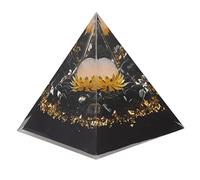 Pirámide de Cristal de Orgone, Pirámide de Chakras, Promueve el Crecimiento Psicológico, Energía Positiva para Sala de Estar, Dormitorio, Oficina, Hombres de la Suerte Y Mujeres