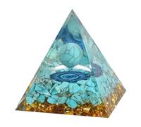 Pirámide de Cristal, Pirámide de Energía Positiva Pirámide de Reiki, Pirámide Gema Cristales de Cuarzo Energético del árbol de la vida, para Curación Meditación Yoga y Decoración de Mesa - 6CM