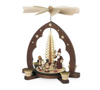 Pirámide de Mesa Con Velas Agradable Arco Punta Árbol Palma 1-stöckig Natural