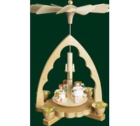 Pirámide de Mesa Engelkonzert Arte Popular Seiffen Erzgebirge Nuevo 16333