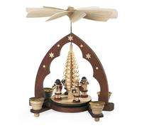 Pirámide de Mesa Musikantenengel Arco con Punta Árbol Palma 1-stöckig Natur para