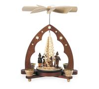 Pirámide de Mesa Niños Invierno Árbol Palma 1-stöckig Natur ( Lxwxh ):