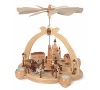 Pirámide de navidadantigua ciudad de Dresden, un piso, 35 cm. d.. MU 10379 nuevo