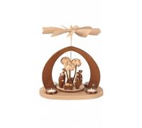 Pirámide de navidad arco piramidal nacimiento de Cristo, un piso, 36 cm. de a...