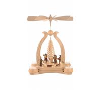 Pirámide de navidad con motivos del bosque arco piramidal, un piso, 34 cm. de...