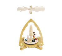 Pirámide de navidad gatos, 19 cm. de alto, original de los Montes Metálicos (...