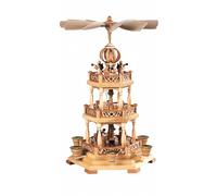 Pirámide de navidad Nacimiento con ángeles, 2 pisos, 45 cm. de .. MU 10462 nuevo