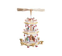 Pirámide de Navidad nacimiento de Cristo, 2 pisos, 40 cm. de alto, orginal de...
