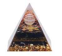 Pirámide de Orgón, Curación del Equilibrio Energético, Pirámide de Chakras, Promueve el Crecimiento Mental, Adorno para la Decoración del Escritorio de la Oficina en el Hogar
