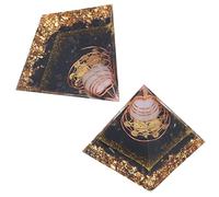 Pirámide de Orgón, Equilibrio Decorativo Positivo, Exquisita Pirámide de Energía, Pegamento de para Meditación para Oficina para Yoga