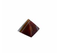 Pirámide de Piedra Ágata Natural - 100% Mineral Natural - Aporta Armonía y Equilibrio - Manifestación - Bloqueo de los Chakras - Concentración, Amor y Coraje