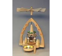 Pirámide De Té Bayerntrio 20 CM Nueva Pirámide De Mesa Pirámide Navideña