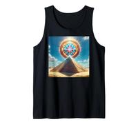 Pirámide Geometría Sagrada Namaste Camiseta sin Mangas