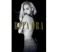 Pirámide Internacional B + W Póster Rita Ora, Multicolor, 61 x 91,5 x 1,3 cm