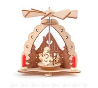 Pirámide Mini-Wärmespiel Ruprecht En Pueblo H = Aprox 5 CM Nuevo Mineral de Mesa