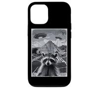 Pirámide Mitología Extraterrestre Psicodélico OVNI Carcasa para iPhone 12/12 Pro
