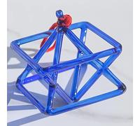 Pirámide musical de cristal de cuarzo, instrumento musical perfecto para la curación de chakras, excelente sonido para la meditación curativa, con cuenco tibetano de cristal (23 cm