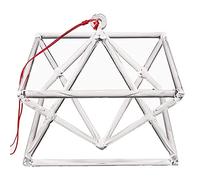 Pirámide musical de cristal de cuarzo transparente, instrumento musical de excelente sonido, ideal para meditación curativa y sanación de chakras. Incluye percutor de cristal y est