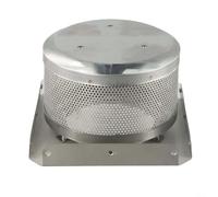Pirámide para calentador de patio, pantalla emisora y kit de base hecha de acero inoxidable 304 para un rendimiento de calefacción exterior a largo plazo (7 cm)