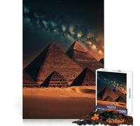 Pirámides al Atardecer, Giza Rompecabezas difícil para Adultos, 1000 Piezas Juego Inteligente para el hogar Disfrute del Montaje de la Imagen Regalo Festivo (38x52cm)