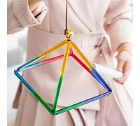 Pirámides De Canto De Cristal De Cuarzo, Instrumento Musical De Curación De Sonido, Con Crystal Striker Y Bolsa De Transporte, For Meditación De Curación De Sonido (Color : 6 inch)