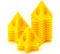 Pirámides de pintor (20 unidades, incluye 1 imán, para pintar y barnizar, artistas y bricolaje, soporte de pintura de cono, pirámides de pintor, juego de pirámides para lienzo para pintar, suministros