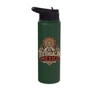 Pirámides de Teotihuacan México Stainless Steel Insulated Water Bottle