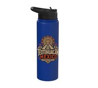 Pirámides de Teotihuacan México Stainless Steel Insulated Water Bottle