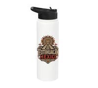 Pirámides de Teotihuacan México Stainless Steel Insulated Water Bottle