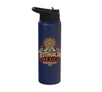 Pirámides de Teotihuacan México Stainless Steel Insulated Water Bottle