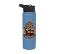 Pirámides de Teotihuacan México Stainless Steel Insulated Water Bottle