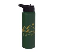 Pirámides Egipcios I Arqueología De Dioses Egipcios Egipto Stainless Steel Insulated Water Bottle